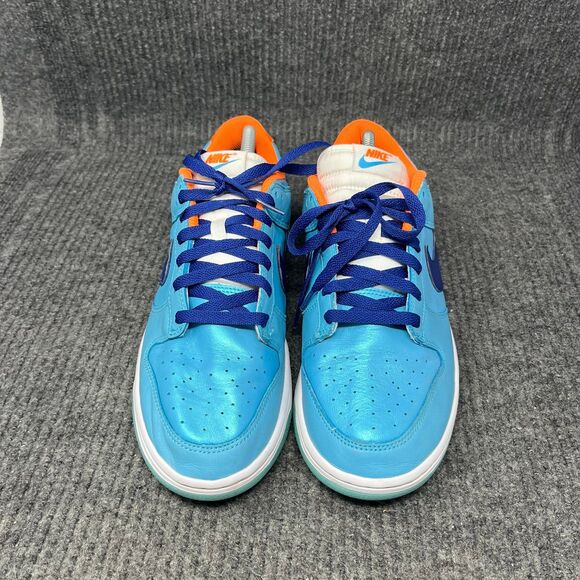 Nike Dunk Low SE Baltic Blue Total Orange Shoes Mens 9.5 HQ1538-416 main image 6